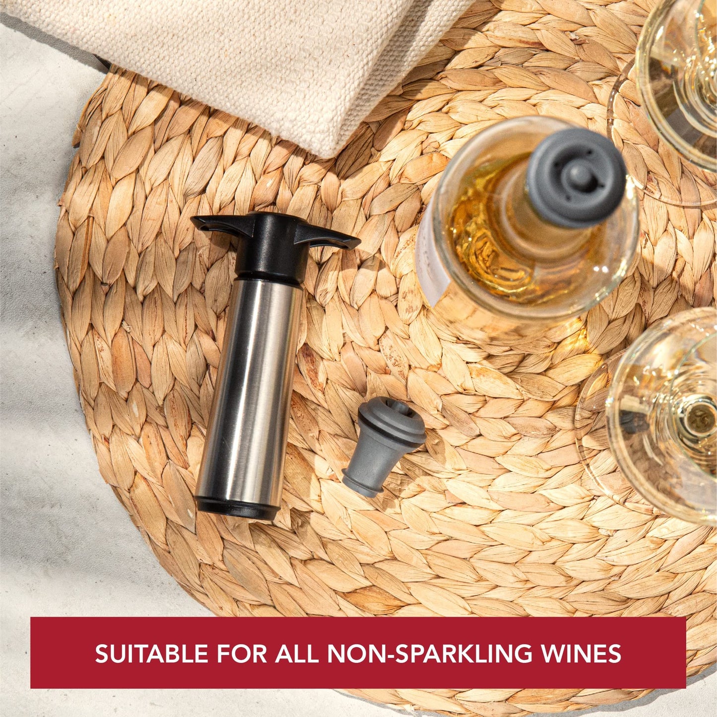 Vacu Vin Stainless Steele Wine Saver
