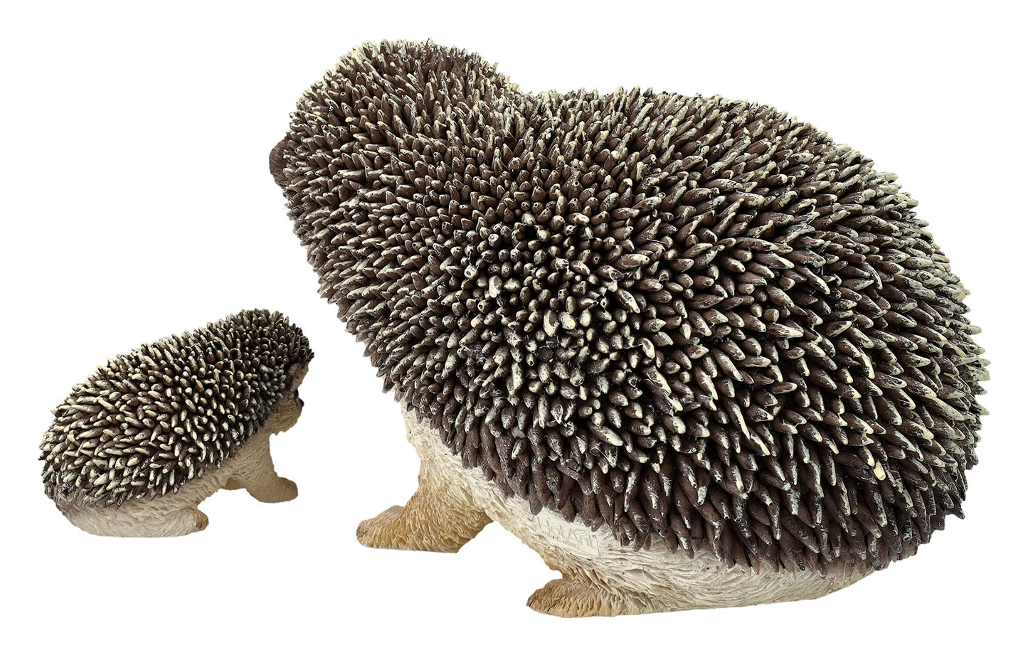 Pacific Trading Mother and Baby Hedgehog Figurine 17 Inch Multicolor