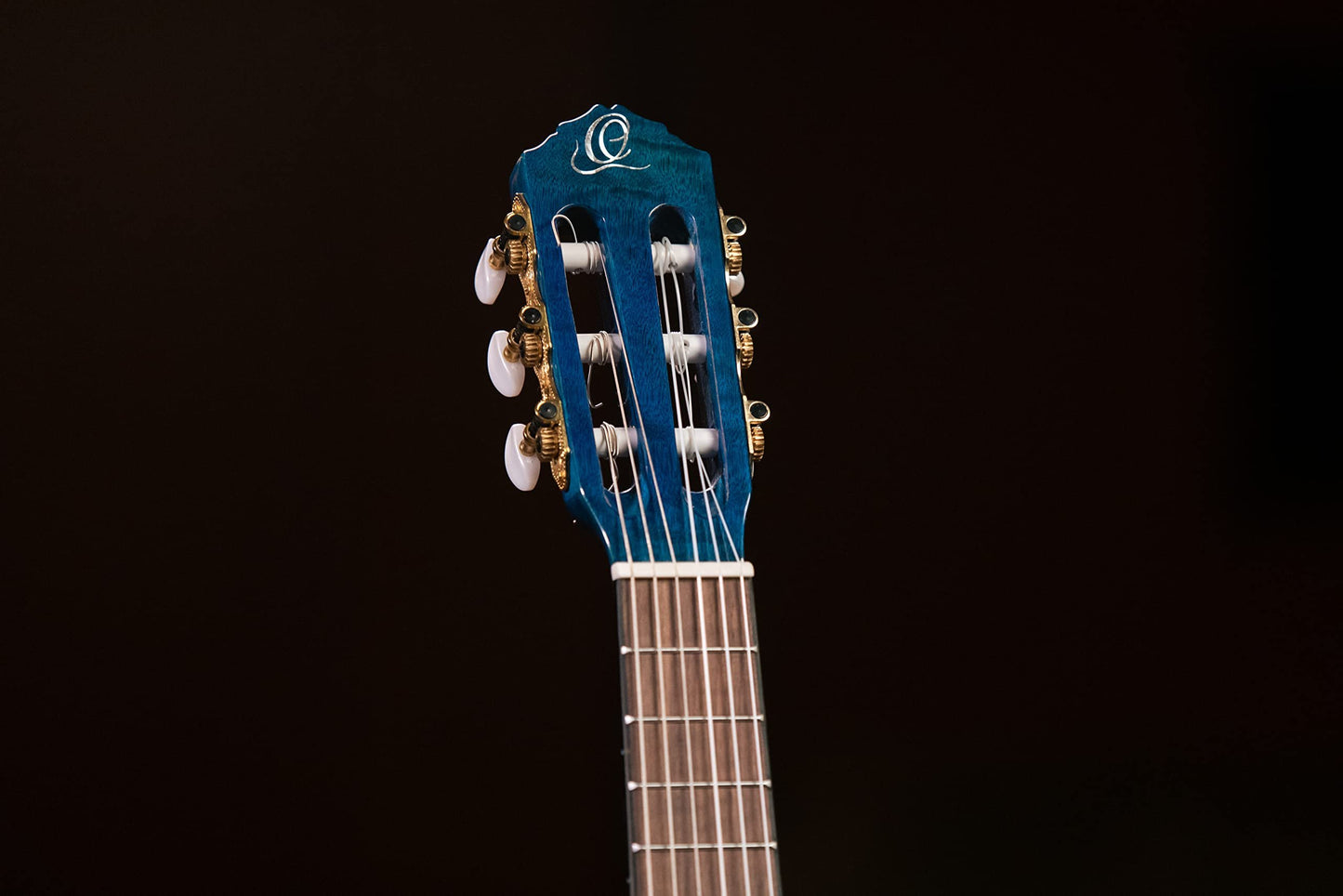 Ortega Guitars 6 String Timber Series Acoustic-Electric Guitarlele w/Bag, Right (RGLE18BLF)