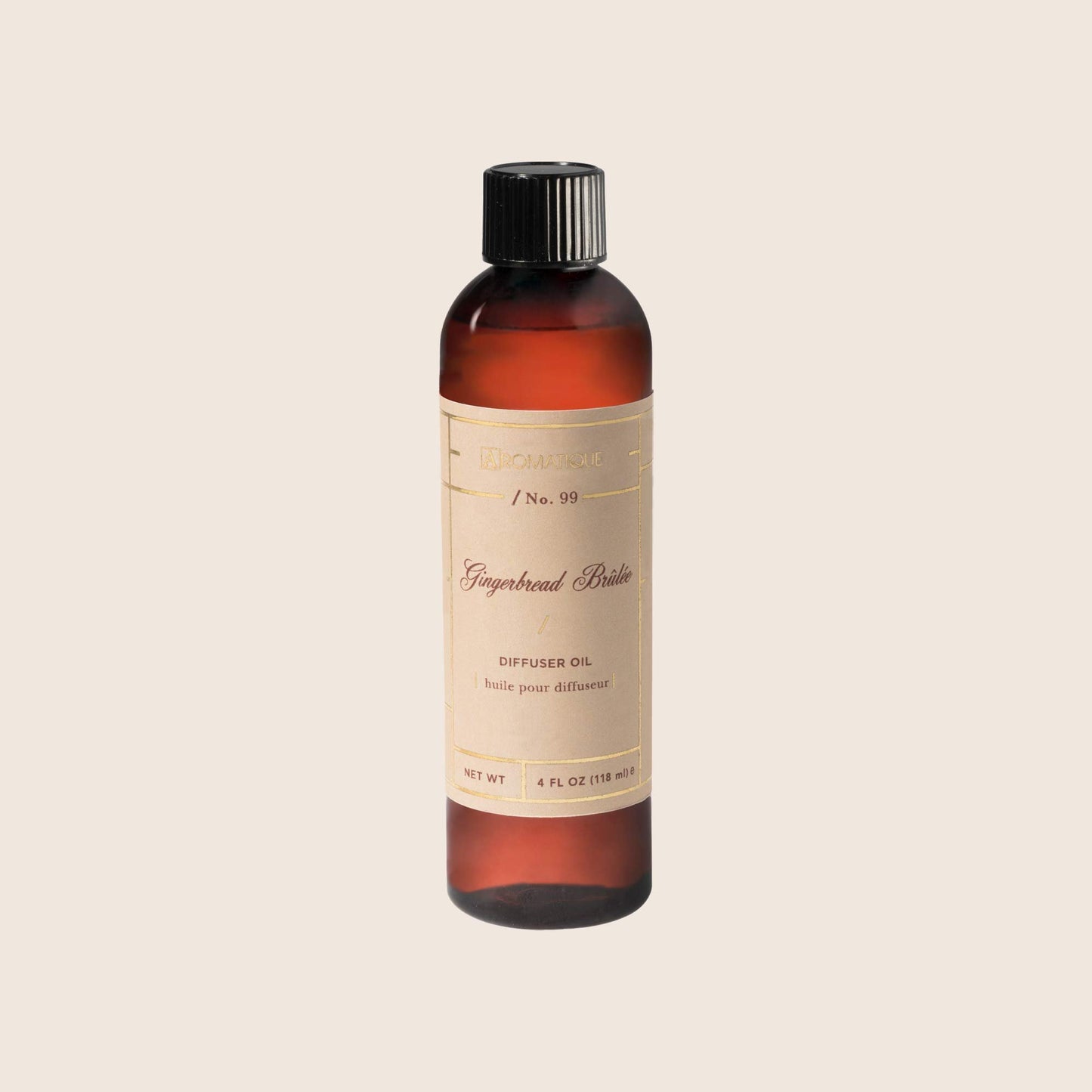 Aromatique Gingerbread Brulee Reed and Ceramic Diffuser Oil Refills - 4oz