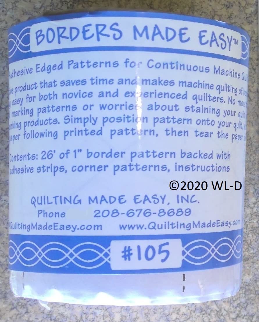 BORDERS MADE EASY #105