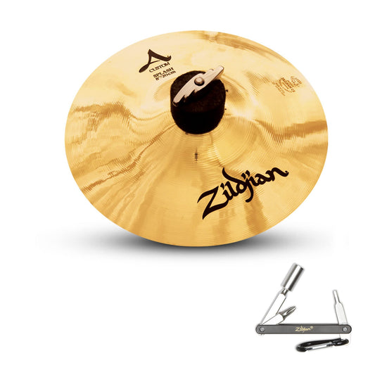 Zildjian 20540 8" Custom Splash Brilliant & Crash Type Cymbal W/High Pitch With ZKEY