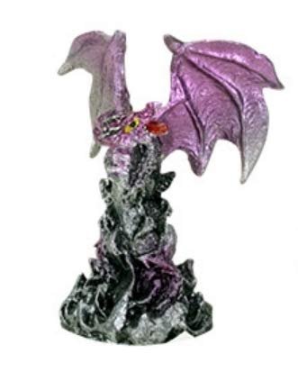 Pacific Trading Medieval Castle with Miniature Dragon Figurines 12 Piece Set Mini Fantasy Décor