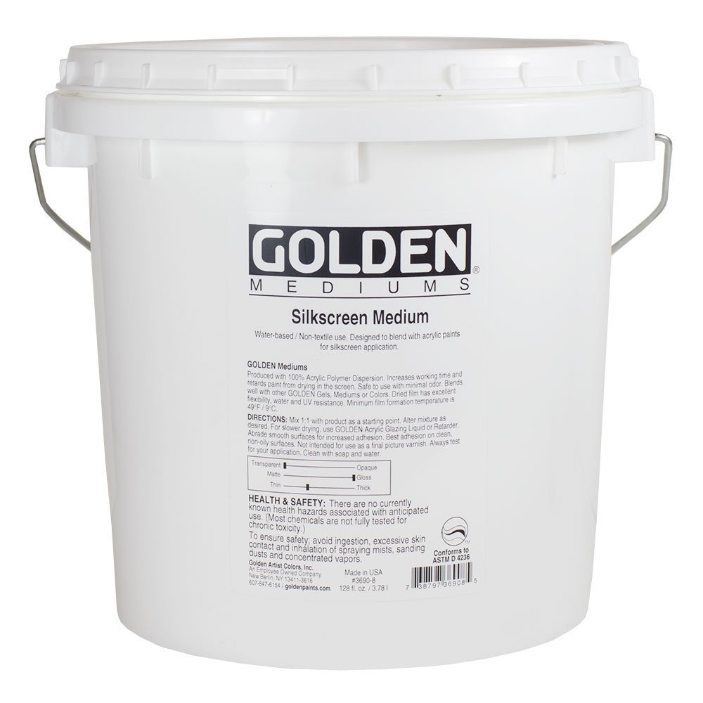 Golden Acrylic Silkscreen Medium - 128 oz Jar