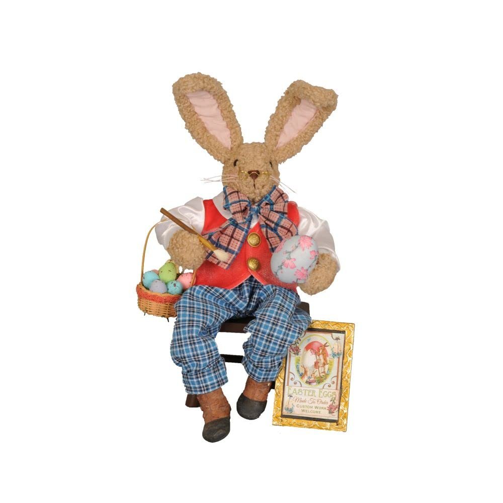 Karen Didion Artist Bunny Figurine, 15 inches
