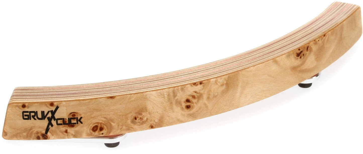 Gruv-X GRVXCL-MPB X-Click Percussion Wood Block - Exotic Mappa Burl