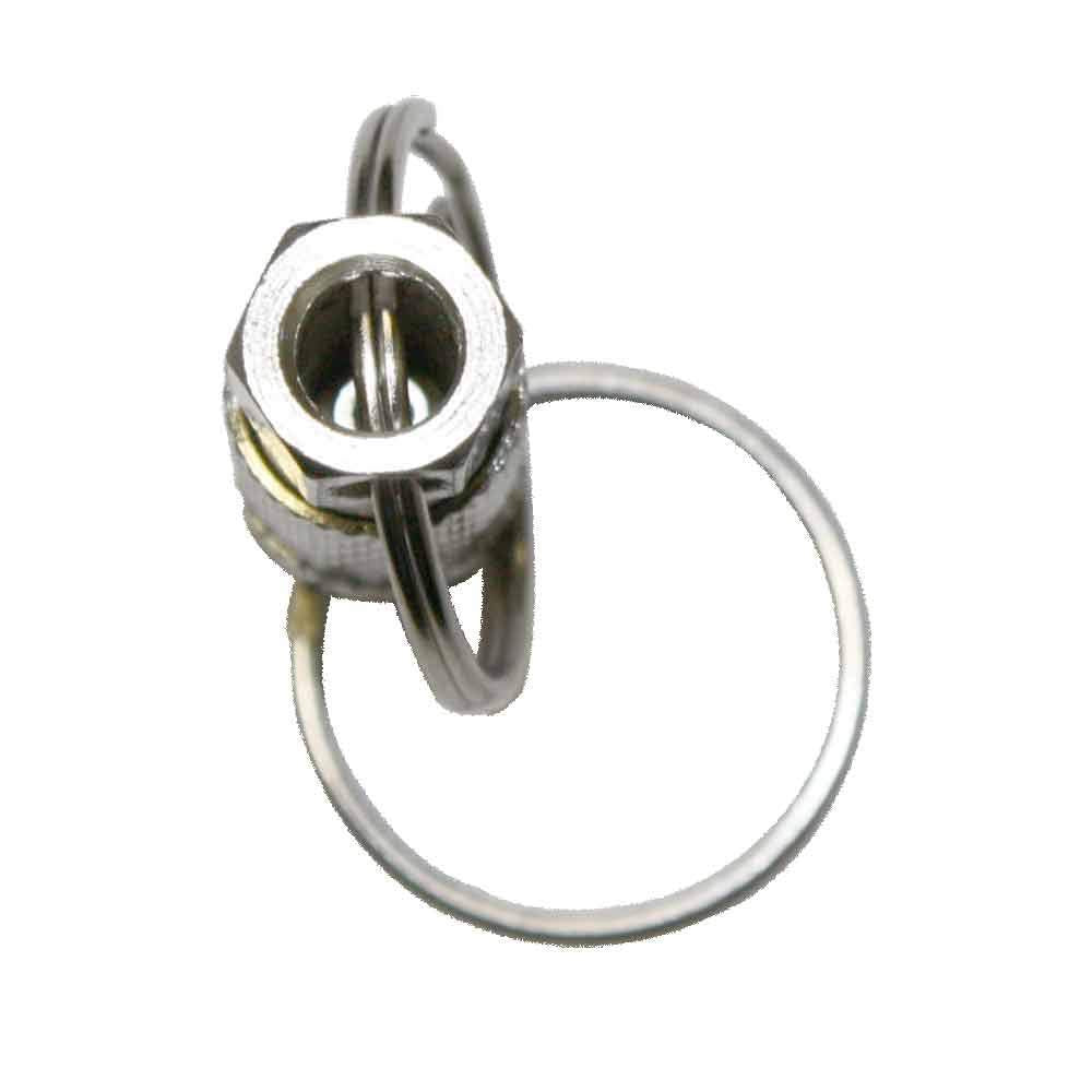 Interstate Pneumatics Unisex Adult Modern Automotive-key-chains, Silver, Medium US