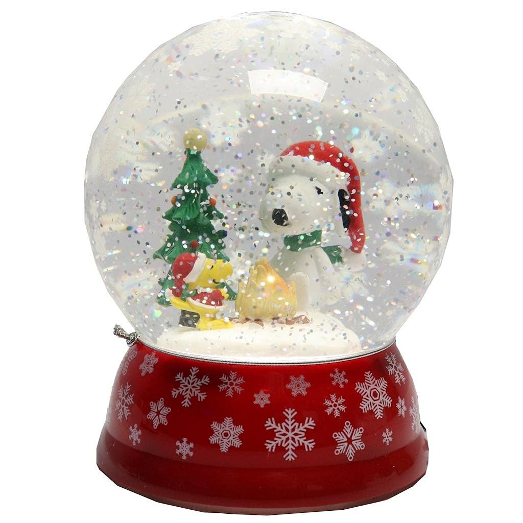 Peanuts Snoopy Campfire LED Swirl Dome 5.7 Inch
