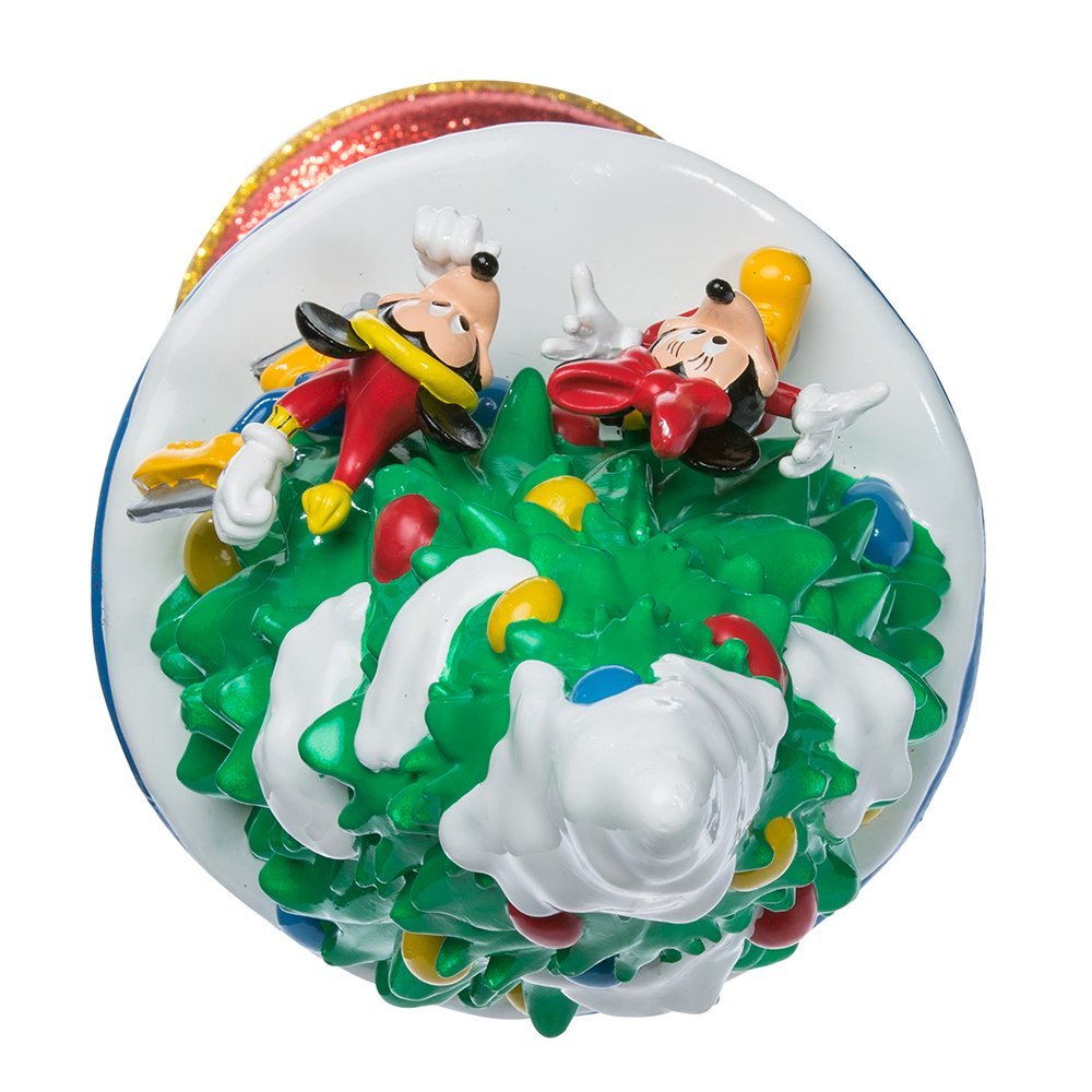 Kurt Adler 16.25" Hollywood Mickey and Minnie Ice Skating Nutcracker
