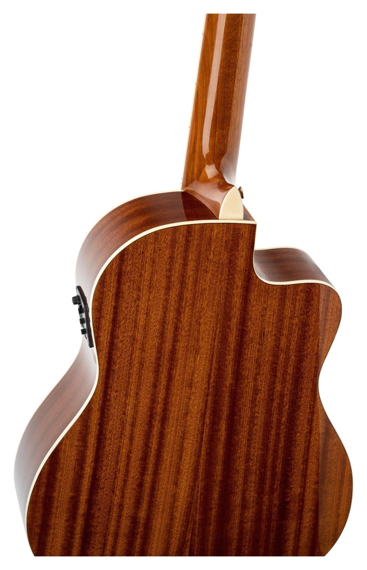 Ortega Guitars 6 String Family Series Pro Left-Handed Solid Top Acoustic-Electric Nylon Classical Guitar w/Bag, Full (RCE141NT-L)