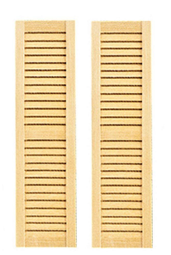 Dollhouse Miniature Small Louvered Shutter
