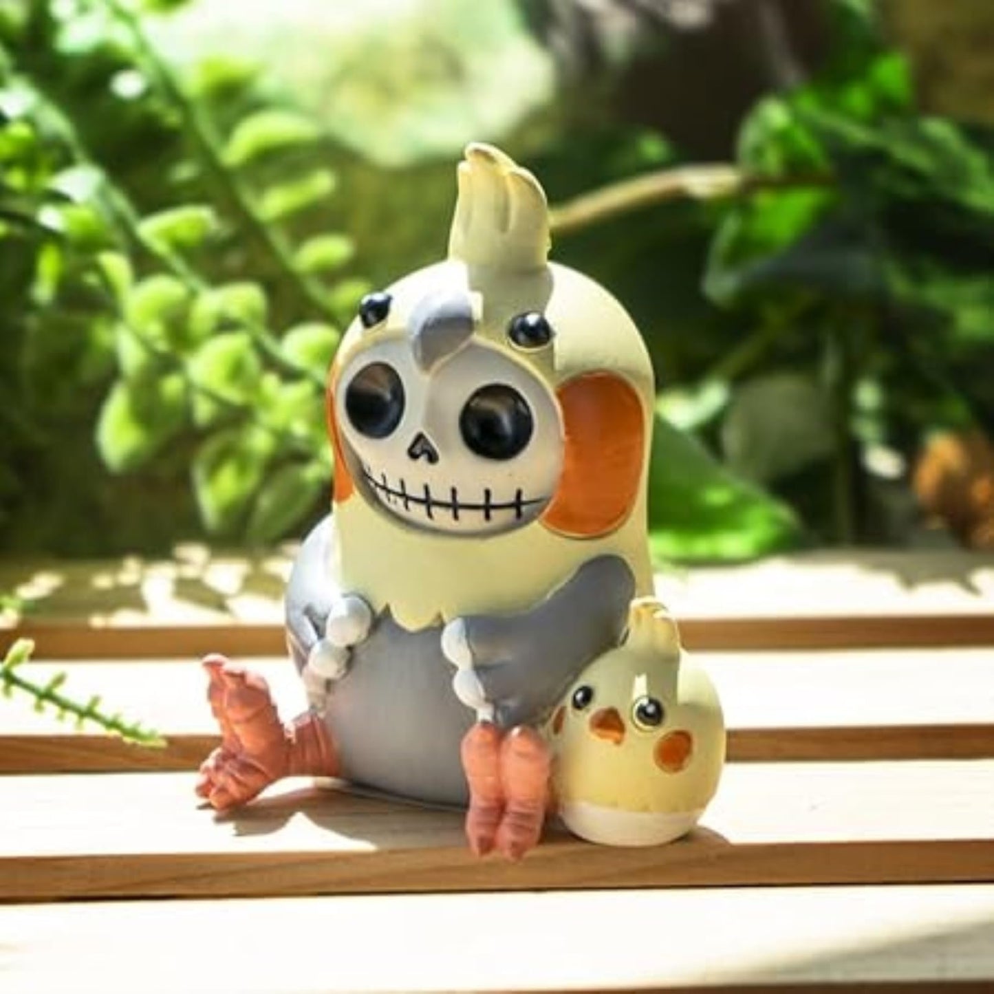 Furrybones - Cheeky Skeleton Dressed as a Cockatiel Bird