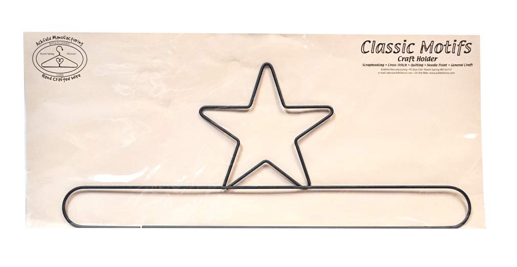Classic Motifs Star 20 Inch Split Bottom Craft Holder