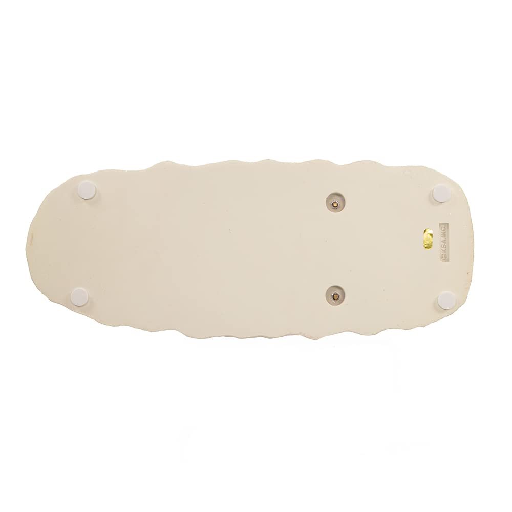 Kurt Adler 10-Inch Fabriche Flamingos Pulling Santa Sleigh