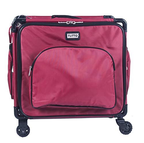 Tutto Serger Tote on Wheels (Cherry Red, 17")