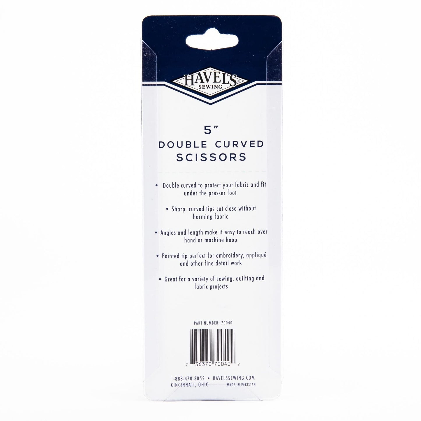 Havel's Double-Curved Embroidery Scissors 5"