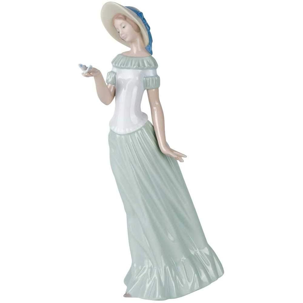 LLADRÓ Nao The Butterfly's Dance Porcelain Figurine