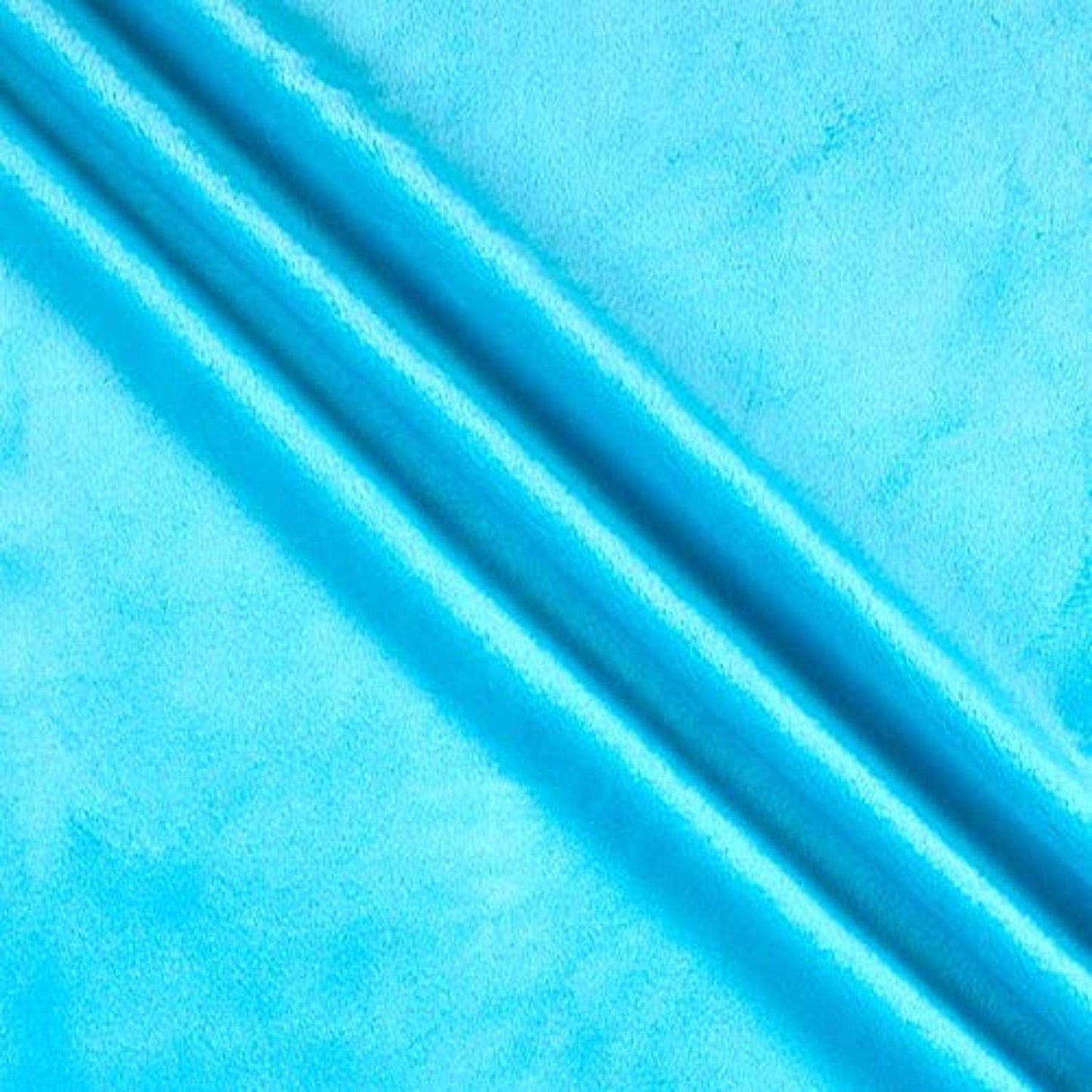 Shannon Minky Solid Cuddle 3 Extra Wide Turquoise, Fabric by the Yard