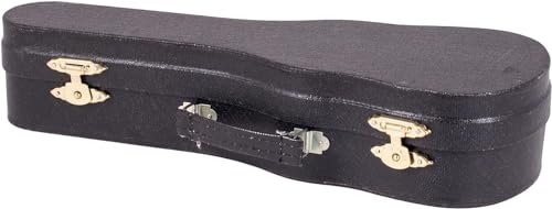 Broadway Gifts Miniature Wooden Classic Steel String Guitar Music Box and Black Case - Plays Hey Jude