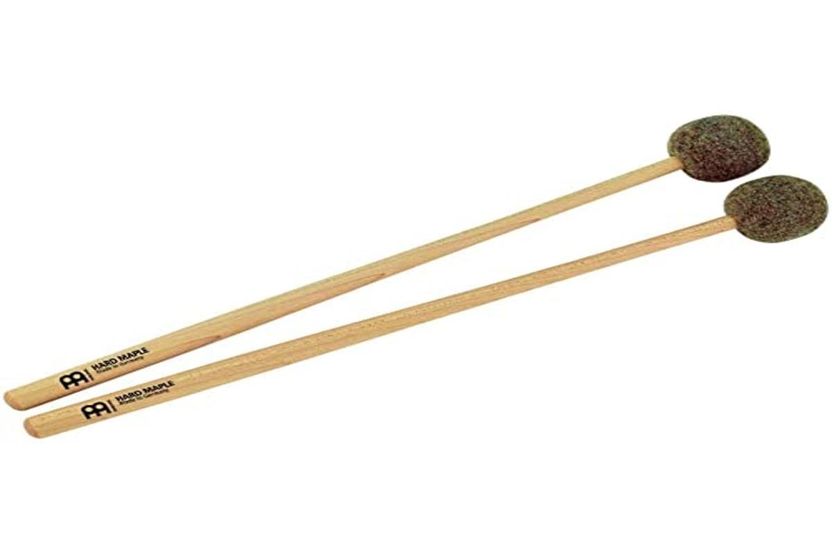 Meinl Percussion MPM1 Percussion Mallet Pair with Large Felt Tips, Maple Handle