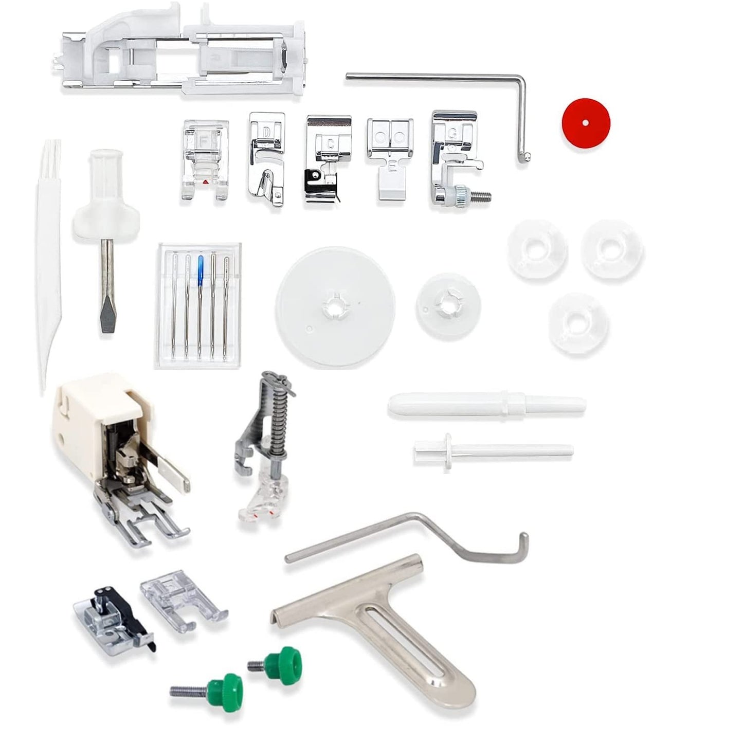 Janome HD-5000 Black Edition Heavy-Duty Sewing Machine with Aluminum Body, 18 Stitches, Free Arm, and Built-In Needle Threader