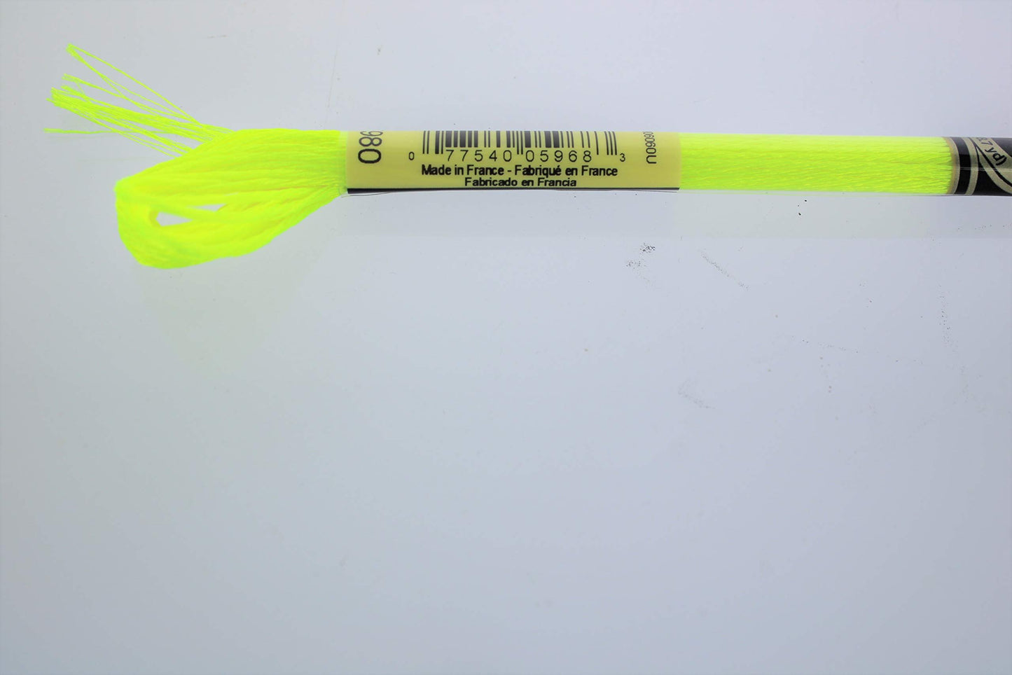 DMC Light Effects Embroidery Floss - #E980 Neon Yellow (6 skeins)