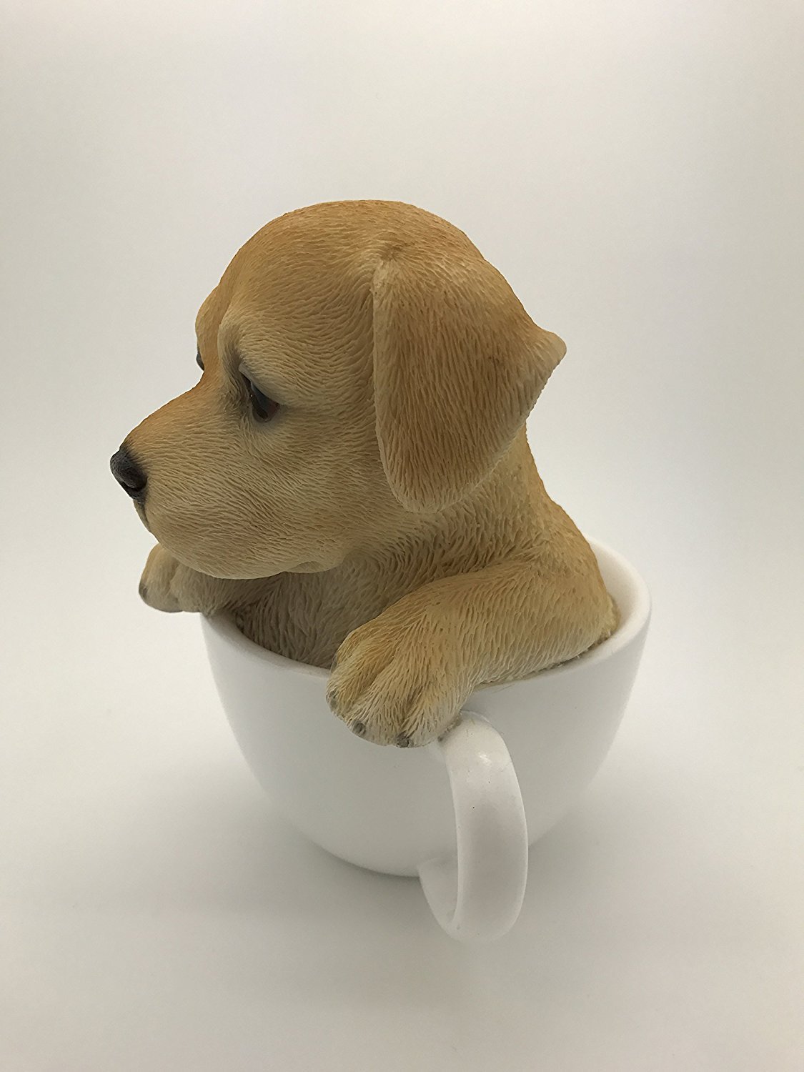 Pacific Giftware Adorable Teacup Pet Pals Puppy Collectible Figurine 5.75 Inches (Labrador)