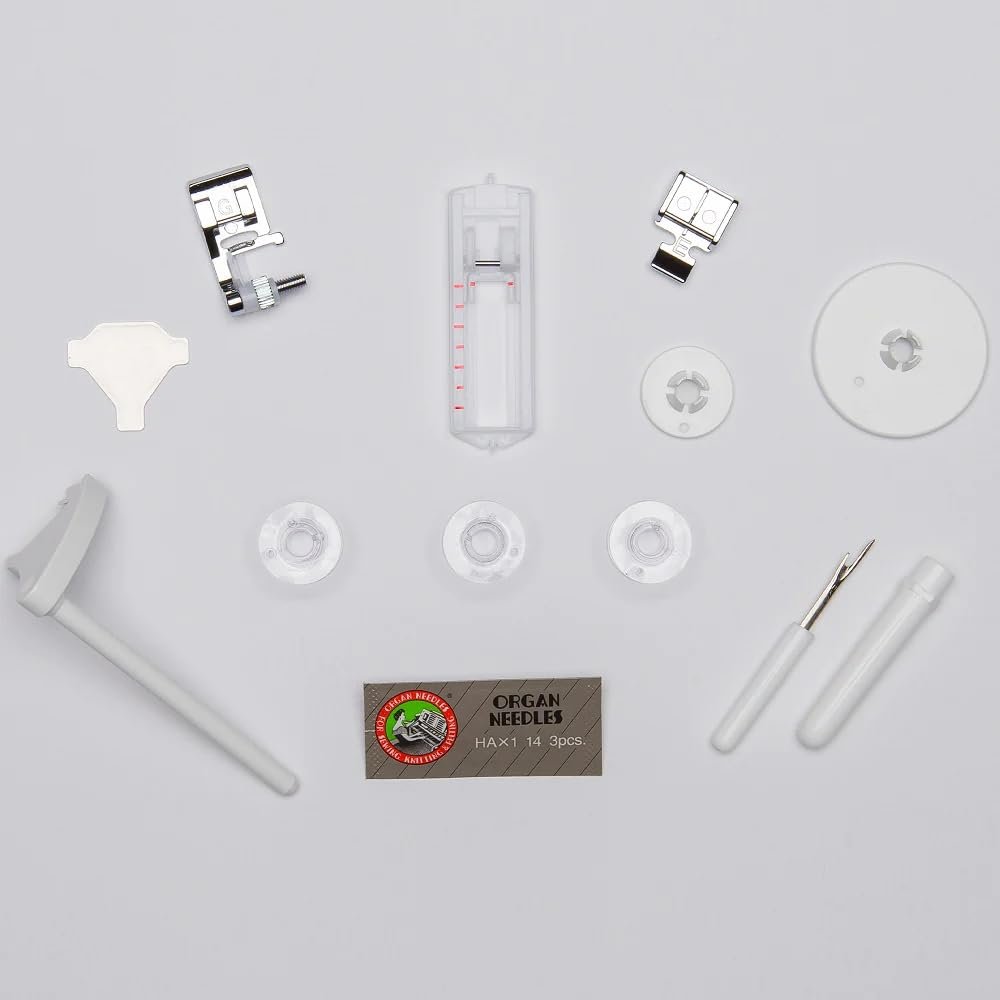 Elnita EM16 Mechanical Sewing Machine with 16 Stitches and Free Arm Convertible