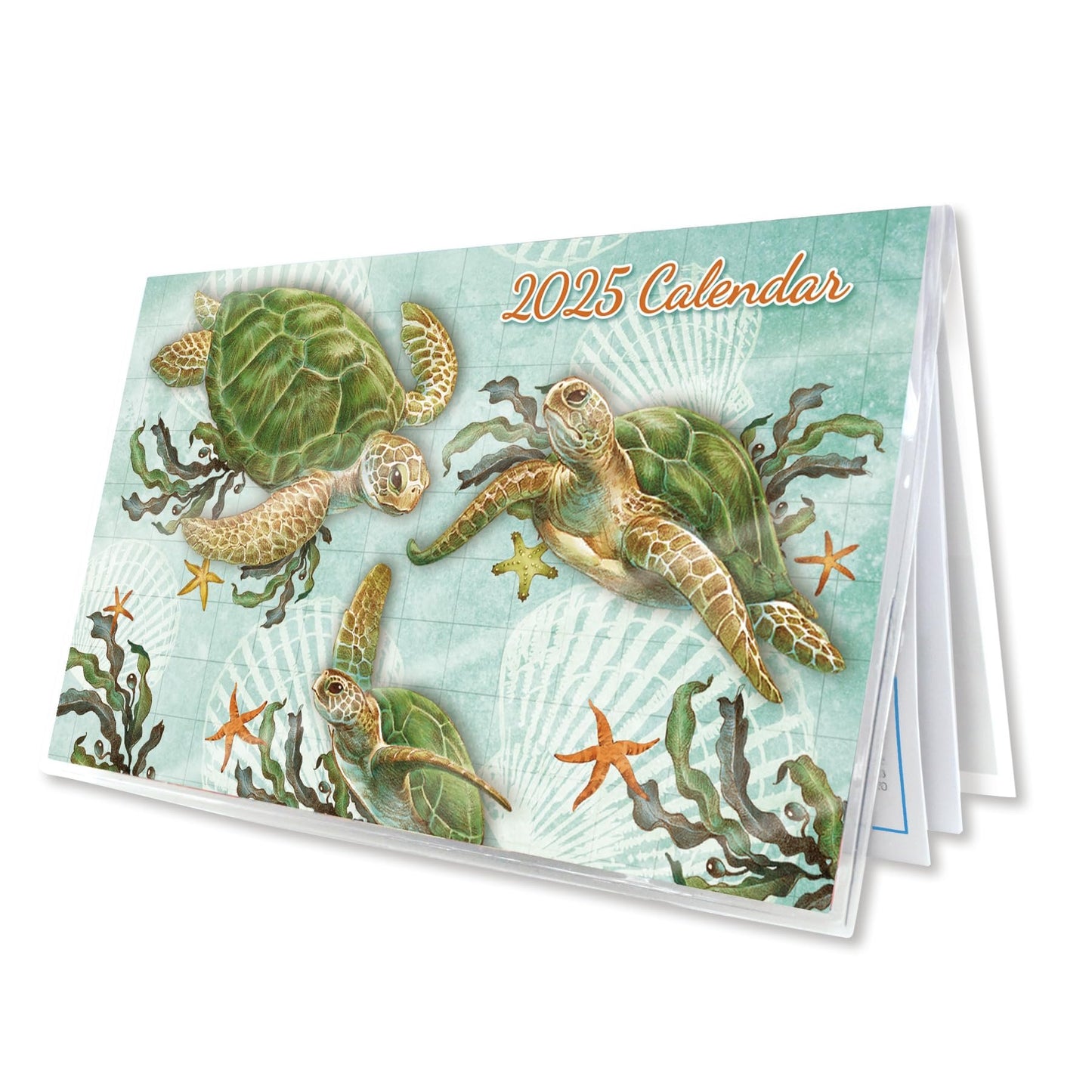 Welcome to the Islands Hawaii 12 Month Pocket Calendar January 2025 - December 2025 Honu Turtle Journey