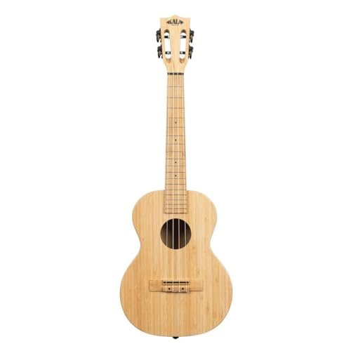 Kala Brand Music Co. Bamboo Collection, 4-String Ukulele, Right, Natural, Tenor (KA-BMB-T)