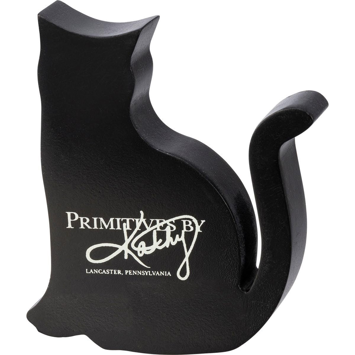 Primitives by Kathy Cat Lover All You Need is Love and at Least One Cat Decorative Wooden Sign 4 Inch