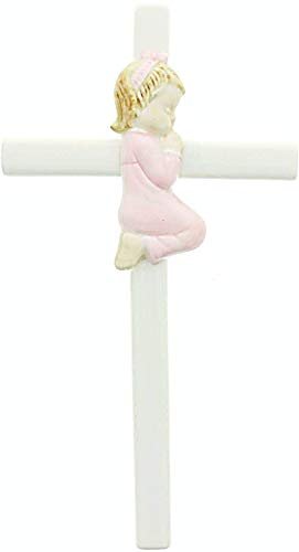 Roman Giftware Inc., Children's Gifts, New Baby, 7.5" H Valencia Praying Girl,Religious, Inspirational, Durable (7x1x2)