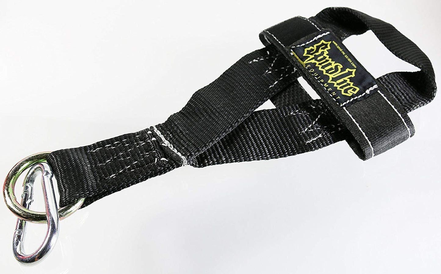 Spud Hamstinger Deluxe for Isolation Hamstring Curls - Use with Cable Machine, Bands or Chains (Black)