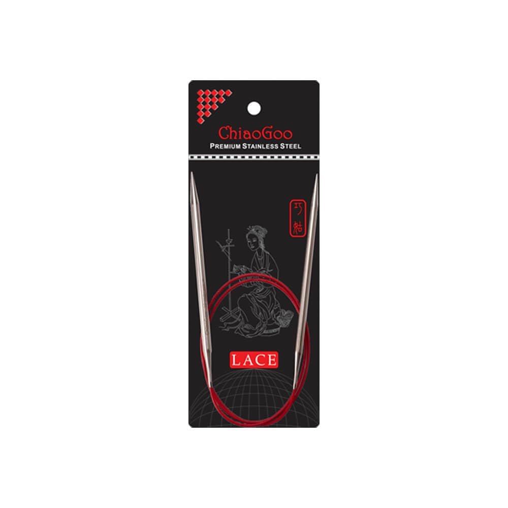 ChiaoGoo RED Lace Circular Needle 100cm 9.00mm - 1pc