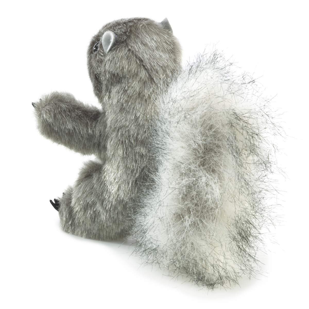 Folkmanis Mini Gray Squirrel Finger Puppet, 1 EA