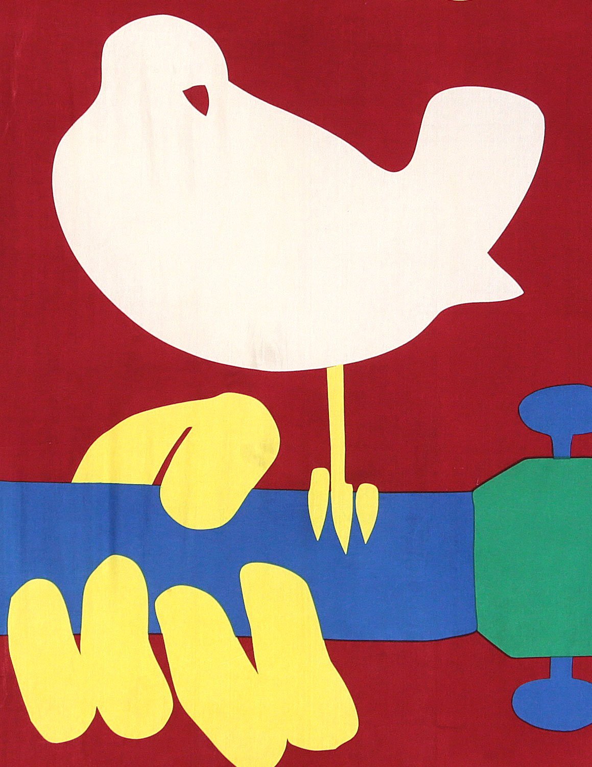 Sunshine Joy Woodstock Tapestry Red 60x90