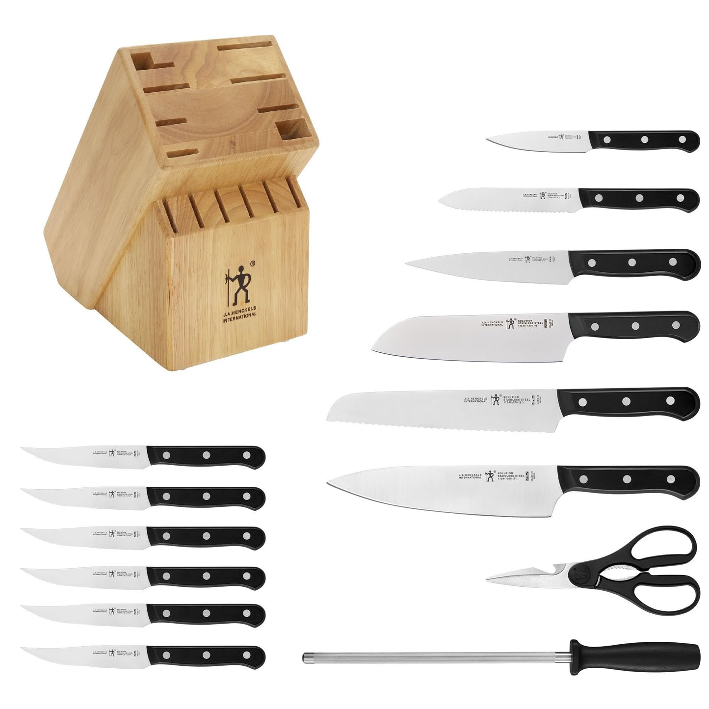 HENCKELS Solution Razor-Sharp 7-pc Knife Set