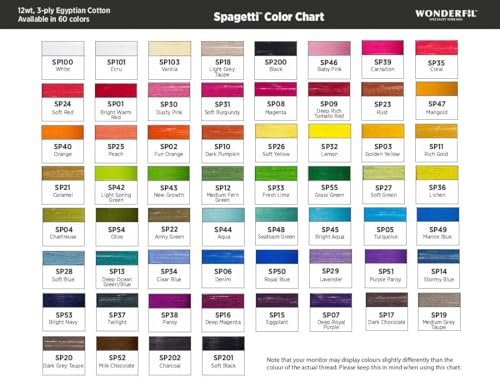 WonderFil Specialty Threads Spagetti, White, 3-ply 100% Long Staple Double-Gassed Egyptian Cotton, 12wt