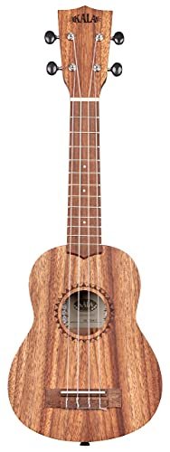 Kala Brand Music Co. Teak Collection, 4-String Ukulele, Natural, Soprano (KA S)