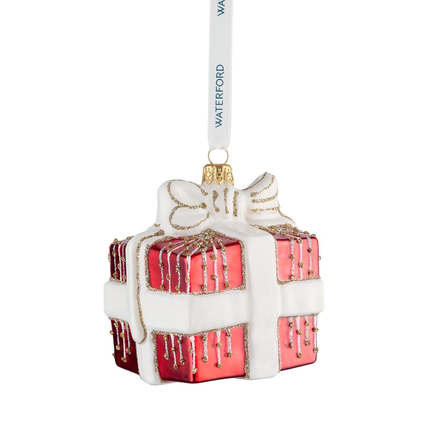 Holiday Heirlooms red Present Ornament
