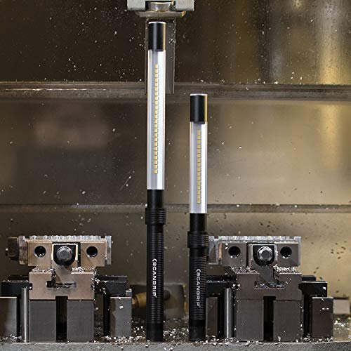 Scangrip LINE Light R, Rechargeable Inspection LED Work Light with Top Spotlight, 600 Lumen, Handheld, Slim Design, Dust and Waterproof (IP65), Sturdy