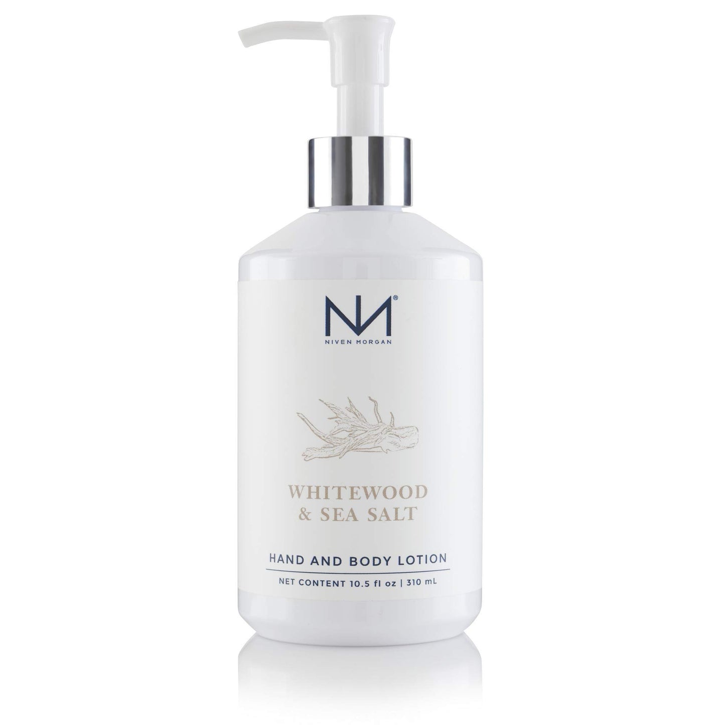 Niven Morgan Whitewood and Sea Salt Hand and Body Lotion