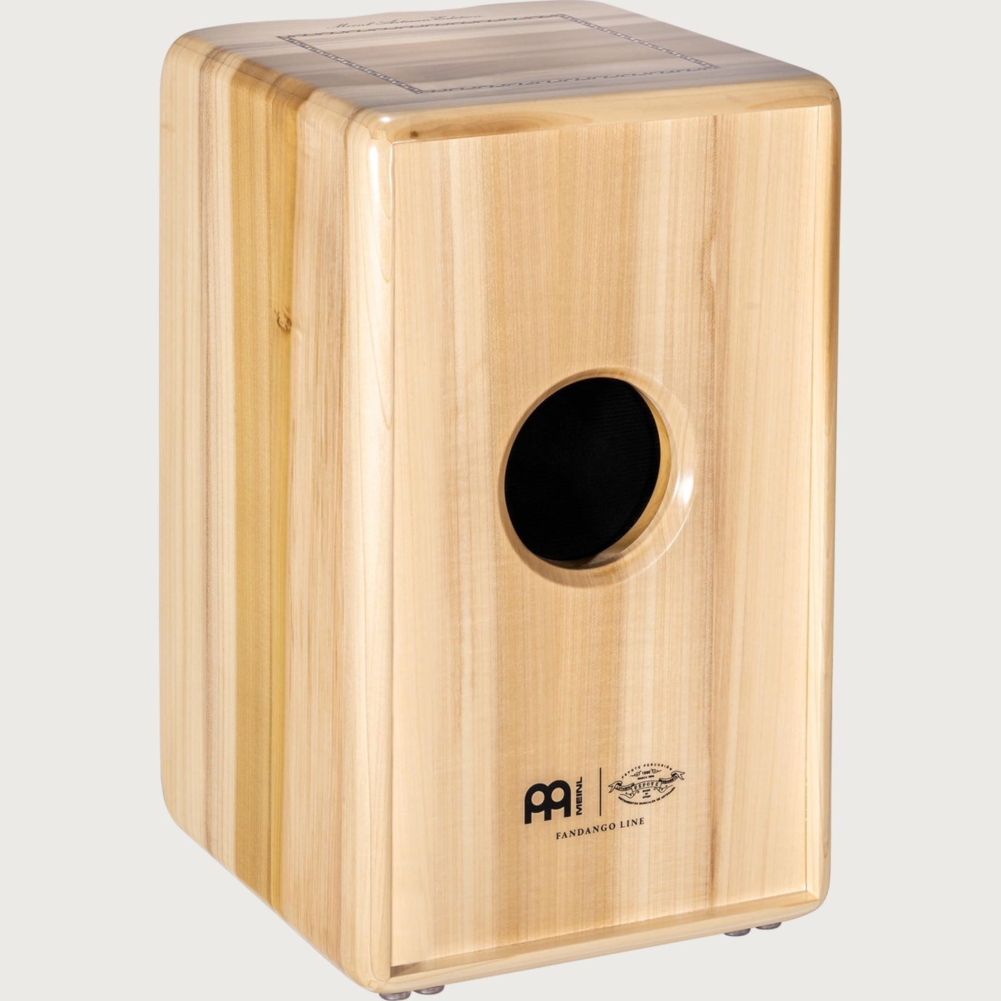 Meinl Artisan String Cajon with Indian Heartwood Frontplate / Solid Tulip Poplar Body - MADE IN SPAIN - Fandango Line, 2-YEAR WARRANTY (AEFLIH)