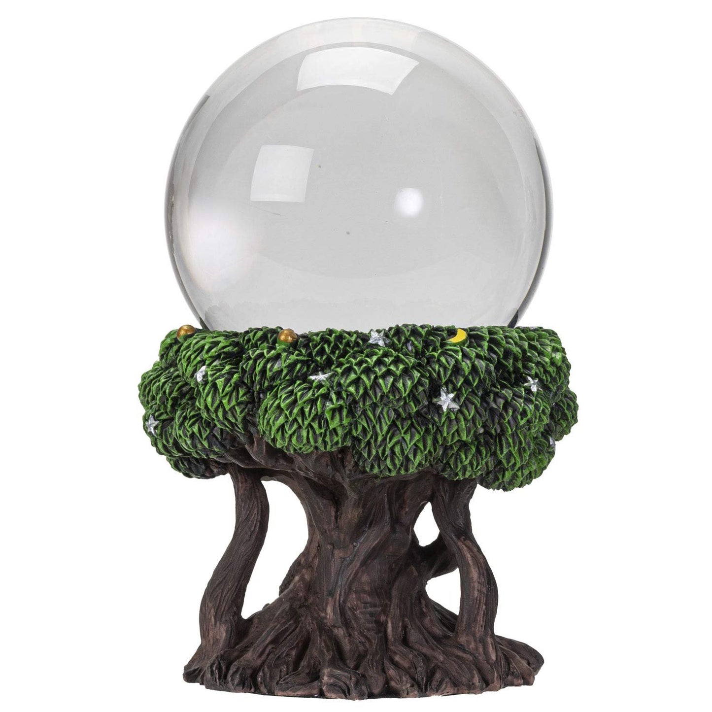 Pacific Trading Tree of Life Gazing Ball Outdoor Garden Decorations, Hand Painted Durable Mirror Globe Home Decor, 8.5 Inches