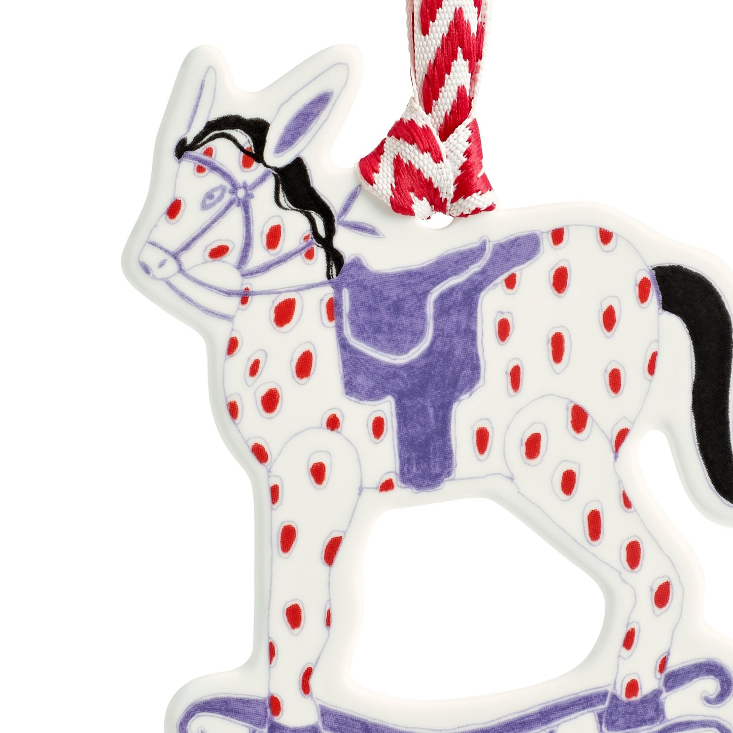 Wedgwood Christmas Ornament Rocking Horse