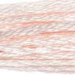 DMC 117-819 6 Strand Embroidery Cotton Floss, Light Baby Pink, 8.7-Yard