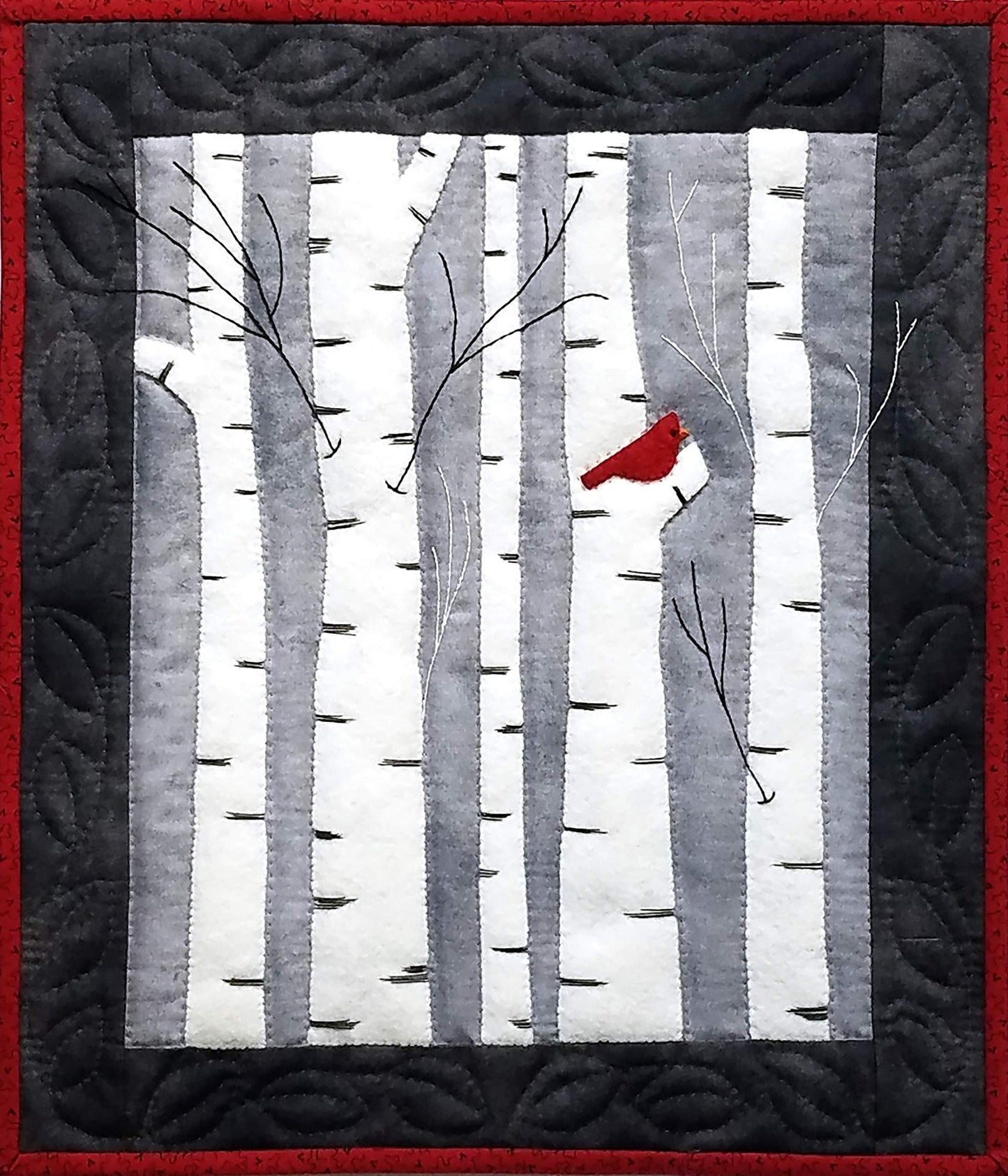 Rachel's Of Greenfield Wall Quilt Kit 13"X15"-Birches, Multicolor