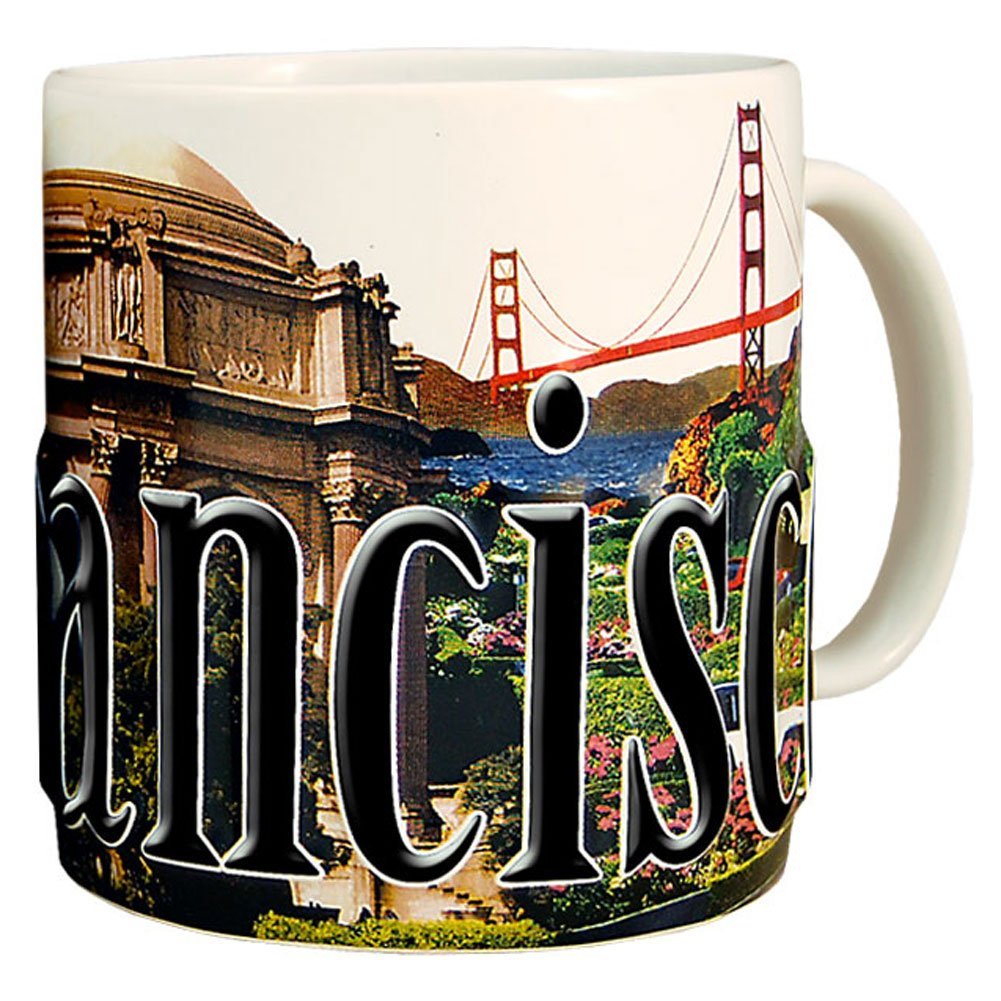 Americaware San Francisco 18oz. Color Relief Coffee Mug