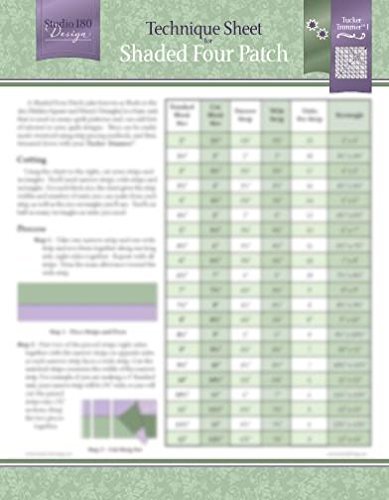 Studio 180 Design Technique Sheet - for Shaded Four Patch Quilt Blocks