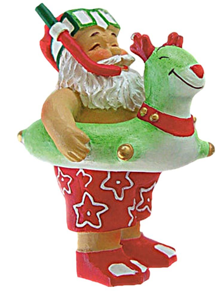 Island Heritage Beach Bound Santa Ornament